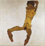 Egon Schiele, Seated Male Nude (mk12)